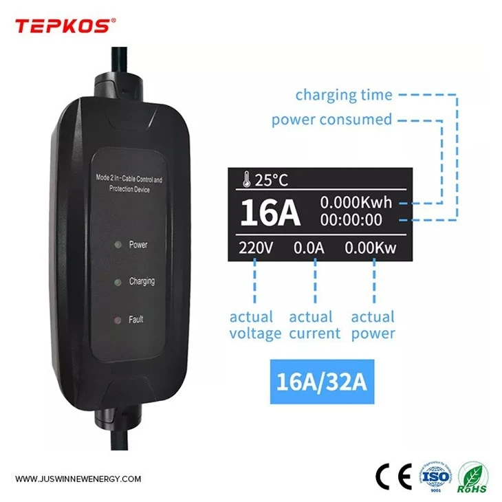Electric Car Portable Ev Charger